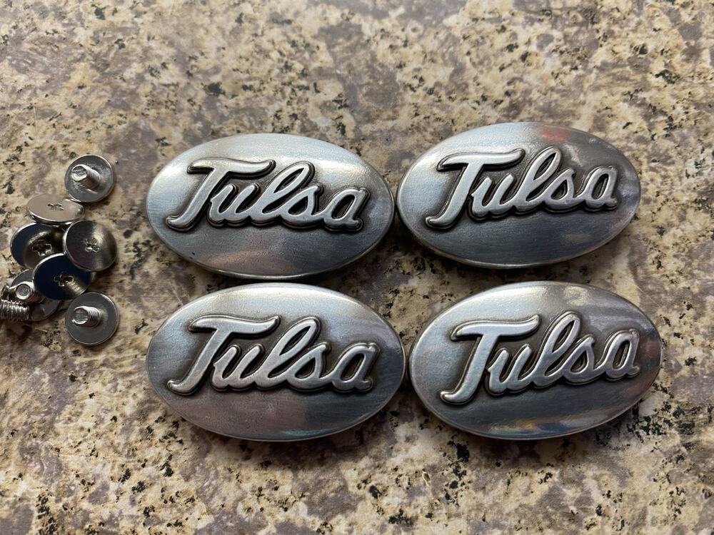 Lot Of 4 University Of Tulsa Conchos With Screws